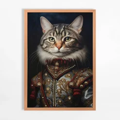 Obrazy I Dekoracje Ścienne|inny Obraz na płótnie KOT I 43x63 cm