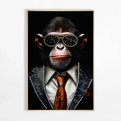 Obrazy I Dekoracje Ścienne|inny Obraz na płótnie MAŁPA II 52,5x72,5 cm