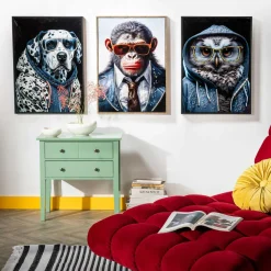 Obrazy I Dekoracje Ścienne|inny Obraz na płótnie PIES 52,5x72,5 cm