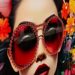 Obrazy I Dekoracje Ścienne|inny Obraz na płótnie RETRO KOBIETA II 80x80 cm