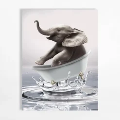 Obrazy I Dekoracje Ścienne|inny Obraz na płótnie SŁOŃ II 30x40 cm