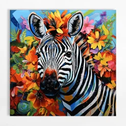 inny Obraz na płótnie ZEBRA II 60x60 cm