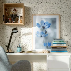 Obrazy I Dekoracje Ścienne| Obraz niebieskie kwiaty BLUE NATURE I 53x73 cm