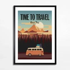 Obrazy I Dekoracje Ścienne|inny Obraz nowoczesny GÓRY TIME TO TRAVEL I 50x70 cm