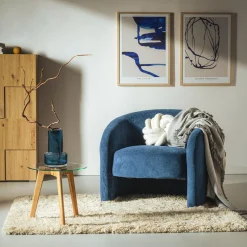 Obrazy I Dekoracje Ścienne|inny Obraz nowoczesny LINE COBALT 50x70 cm