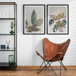 Obrazy I Dekoracje Ścienne|inny Obraz nowoczesny PASTEL LEAVES I 50x70 cm