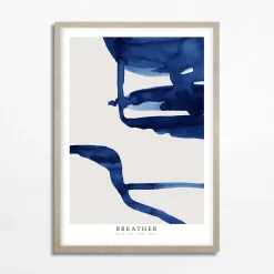 Obrazy I Dekoracje Ścienne|inny Obraz nowoczesny WATER COBALT 50x70 cm