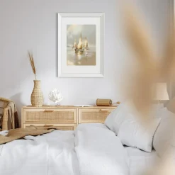 inny Obraz PARIS PIC GILDED BOATS 58x78 cm