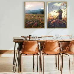 Obrazy I Dekoracje Ścienne|inny Obraz ROWER NA ŁĄCE FLORES 50x70 cm