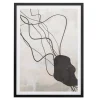 Obrazy I Dekoracje Ścienne| Obraz w czarnej ramie ABSTRACT I 50x70 cm