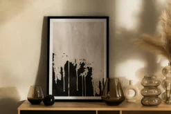 Obraz w czarnej ramie ABSTRACT II 50x70 cm