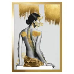Obrazy I Dekoracje Ścienne| Obraz w złotej ramie WOMEN IN GOLD II 20x30 cm