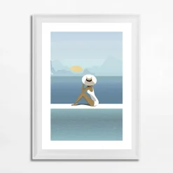 inny Obraz WOMAN AND OCEAN I 50x70 cm