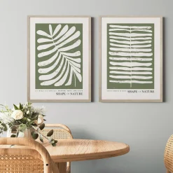 Obrazy I Dekoracje Ścienne|inny Obraz z motywem roślm SHAPE OF NATURE II 40x50 cm