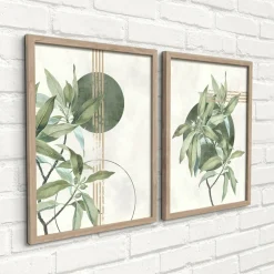 Obrazy I Dekoracje Ścienne|inny Obrazy na ścianę WALL GREEN, 2 szt. 30x40 cm