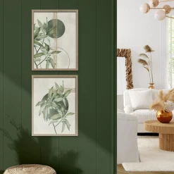 Obrazy I Dekoracje Ścienne|inny Obrazy na ścianę WALL GREEN, 2 szt. 30x40 cm