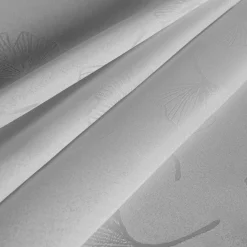 inny Obrus żakardowy w liście miłorzębu szary GINA 110x160 cm