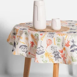 inny Obrus bawełniany okrągły HERBS 140 cm