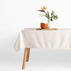 Obrusy, Serwetki I Bieżniki|Obrusy, Serwetki I Bieżniki|inny Obrus beżowy w falowane linie WAVES 140x280 cm