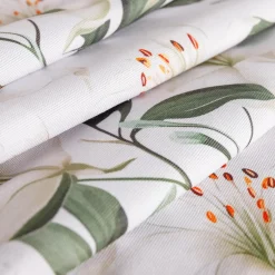 Obrusy, Serwetki I Bieżniki|Obrusy, Serwetki I Bieżniki|inny Obrus biały w kwiaty GARDENA 110x160 cm