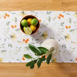 Obrusy, Serwetki I Bieżniki|Obrusy, Serwetki I Bieżniki|inny Obrus biały w polne kwiaty GARDENA 40x120 cm