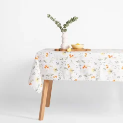 Obrusy, Serwetki I Bieżniki|Obrusy, Serwetki I Bieżniki|inny Obrus biały w polne kwiaty GARDENA 140x280 cm