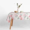 Obrusy, Serwetki I Bieżniki|Obrusy, Serwetki I Bieżniki|inny Obrus biały w różowe kwiaty GARDENA 140x240 cm