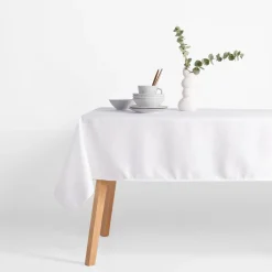 inny Obrus kremowy w falowane linie WAVES 140x280 cm