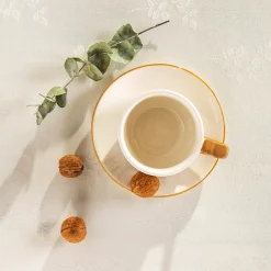 Obrusy, Serwetki I Bieżniki|Obrusy, Serwetki I Bieżniki| Obrus na stół champagne ROSE 140x220 cm