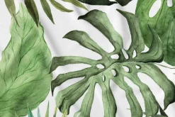 Obrus w liście monstery 140x240 cm