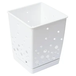 Suszarki I Ociekacze| Ociekacz na sztućce z podstawą biały