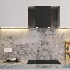 ZHEF Okap przyścienny do zabudowy czarny OKPZH20EF