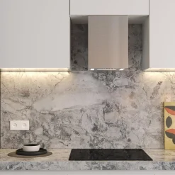 Okapy|ZHEF Okap przyścienny do zabudowy satyna OKPZH21EF