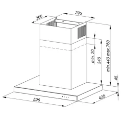 ZHEF Okap przyścienny OKPZH03EF