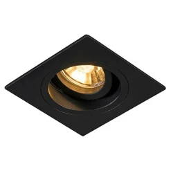 Zumaline Oprawa helogenowa wpuszczana czarna CHUCK DL SQUARE