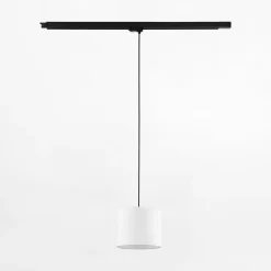 TK Tomasz Krywult Oprawa z abażurem na szynoprzewód 3-obwodowy TRACER BIAŁY