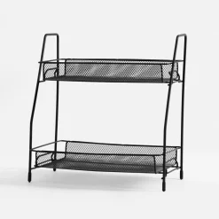 Akcesoria Łazienkowe|Akcesoria Łazienkowe|inny Organizer łazienkowy czarny 31x17x32 cm