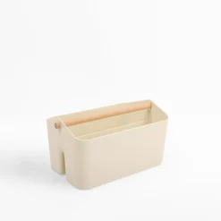 inny Organizer łazienkowy kremowy 28x16,8x15 cm