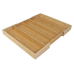 Wkłady Do Szuflad|Wyposażenie Szuflad| Organizer do szuflady kuchennej bambusowy