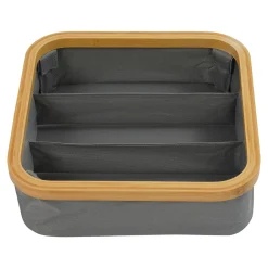 inny Organizer do szuflady z 3-przegródkami szary 30x30x9 cm