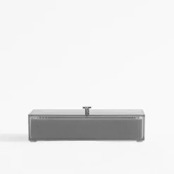 inny Organizer na biżuterię z pokrywką 18x10x4,2 cm szary