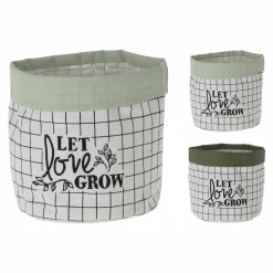 Osłonka na doniczkę materiałowa MIX 21 cm