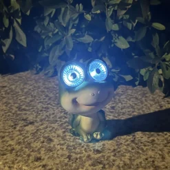 Lampy Ogrodowe|Lampy Ogrodowe|Zumaline Ozdobna lampa solarna LED IP44 ŻABA