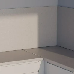 Panele Dekoracyjne 348X62|Qubik Panel ścienny PARETE łupek scivaro jasnoszary 348x62 cm