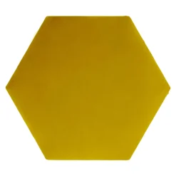 Panele Ścienne|Frizy Panel tapicerowany FIBI HEXAGON 20x20, miodowy