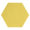 Frizy Panel tapicerowany FIBI HEXAGON 20x20, żółty