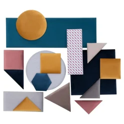 Panele Ścienne|Frizy Panel tapicerowany FIBI PROSTOKĄT 60x20, różowy