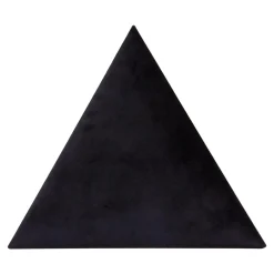 Panele Ścienne| Panel tapicerowany FIBI TRÓJKĄT 26x30, czarny