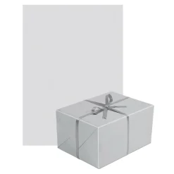 Pakowanie Prezentów|Paw Papier do pakowania NEUTRAL SILVER/GOLD MIX 70x200 cm