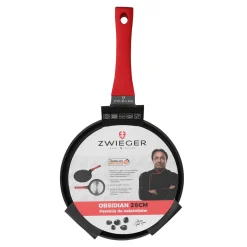 Garnki, Patelnie I Pokrywki| Patelnia do naleśników na indukcję ZWIEGER OBSIDIAN 26 cm